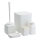 Vannitoakomplekt CRYSTAL 5 tk valge
