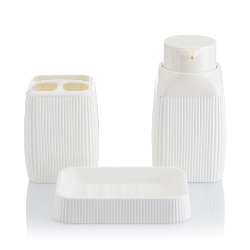 Vannitoakomplekt CRYSTAL 5 tk valge