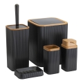 Vannitoakomplekt ZOYA 5 tk must/pruun
