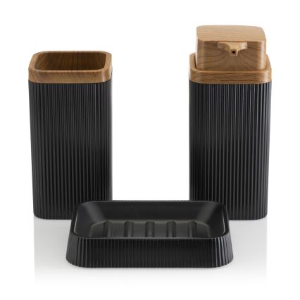 Vannitoakomplekt ZOYA 5 tk must/pruun