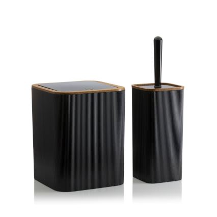 Vannitoakomplekt ZOYA 5 tk must/pruun