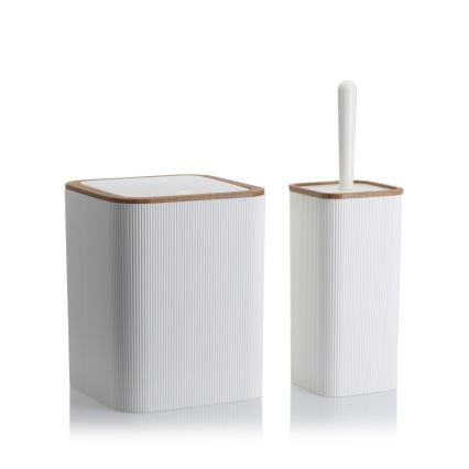 Vannitoakomplekt ZOYA 5 tk valge/pruun