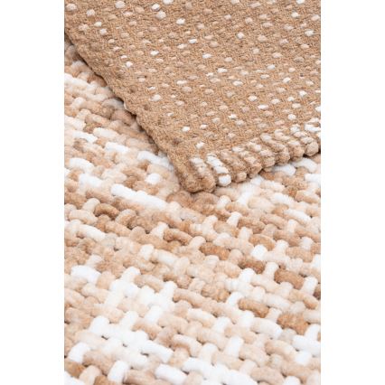 Vannitoamatt BELWEDER 60x100 cm beež/valge