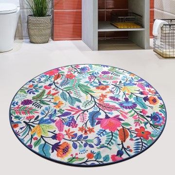 Vannitoamatt PICTURA d. 100 cm värviline