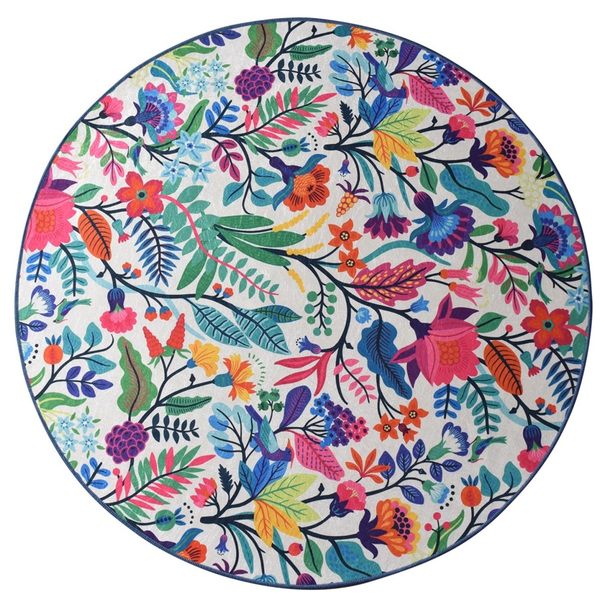 Vannitoamatt PICTURA d. 100 cm värviline