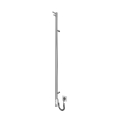 Vannitoaradiaator RAY 25 W, 230 V, 110 × 30 cm, IP44, roostevaba teras / läikiv kroom