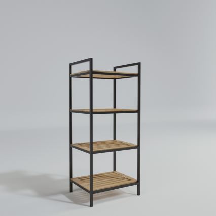 Vannitoariiul STRALSUND 110x45 cm tamm/must