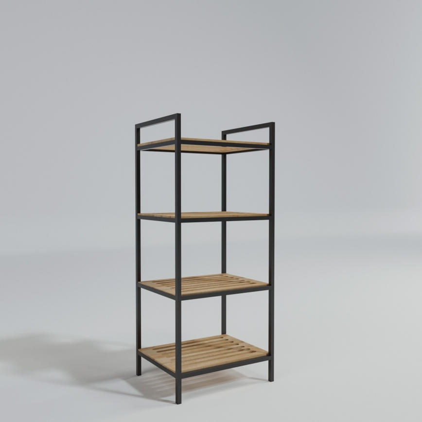 Vannitoariiul STRALSUND 110x45 cm tamm/must