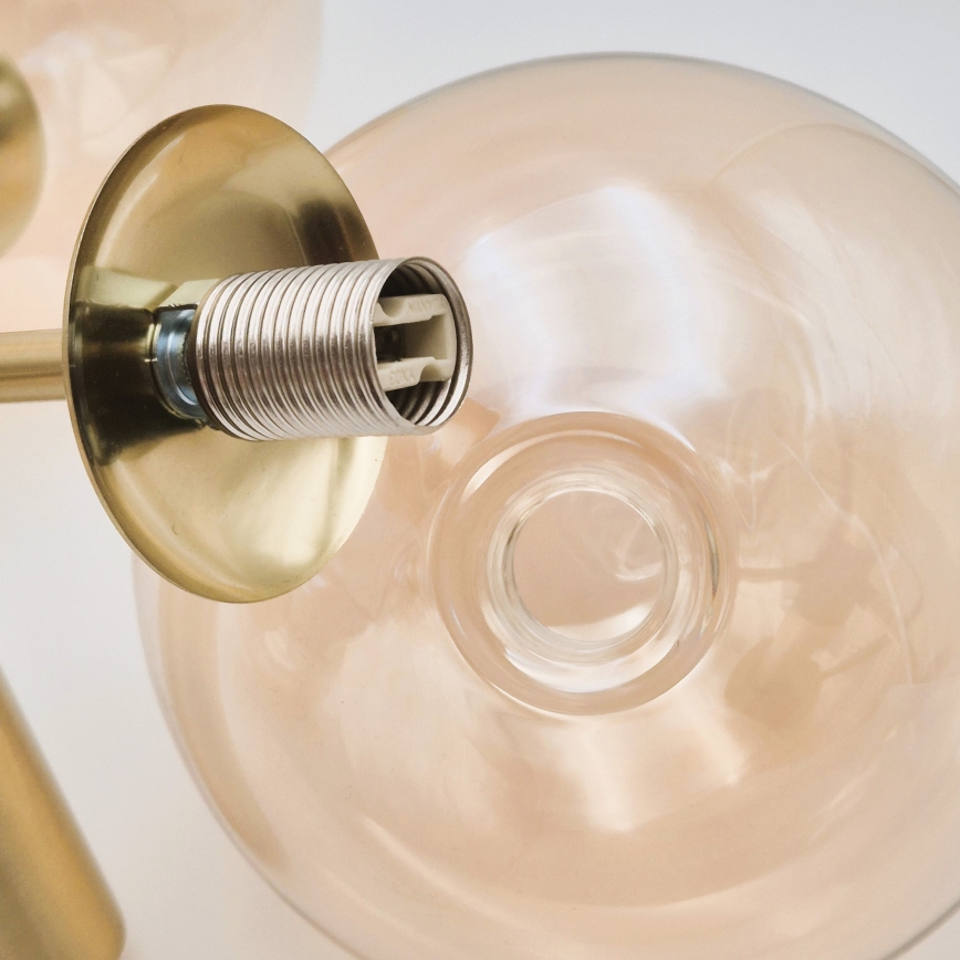 Vardaga rippvalgusti GEORGIA 3xG9/5W/230V kuldne/suitsune beež