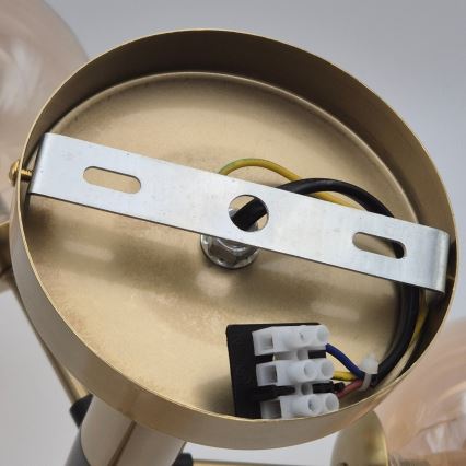 Vardaga rippvalgusti GEORGIA 3xG9/5W/230V kuldne/suitsune beež