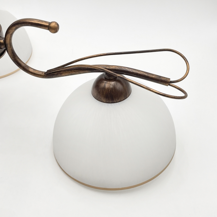 Varrega lühter COBRA 3xE27/60W/230V pronks/patina