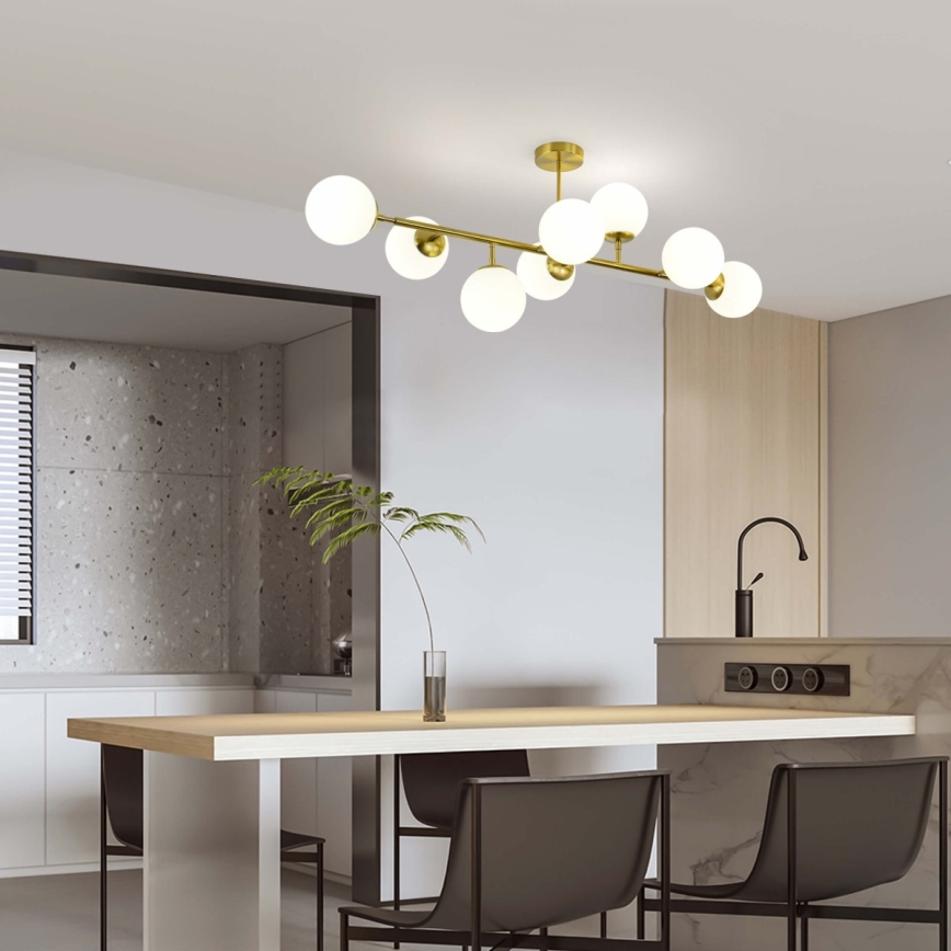 Varrega lühter DORADO 8xE14/40W/230V kuldne