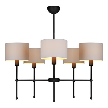 Varrega rippvalgusti MADELA 5xE14/40W/230V valge/must