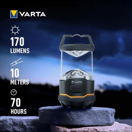 Varta 16550101111 - LED telgilatern L10 LED/4xAA IP54