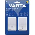 Varta 16624101402 - KOMPLEKT 2x LED Öövalgusanduriga orientatsioonituli NIGHT LIGHT LED/3xAAA