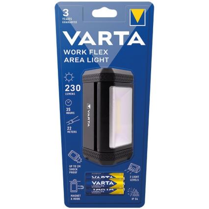 Varta 17648101421 - LED kaasaskantav taskulamp WORK FLEX AREA LIGHT LED/3xAA IP54