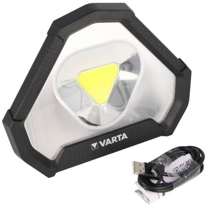 Varta 18647101401 - LED kaasaskantav töövalgusti WORK FLEX LED/12W/5V 5200 mAh IP54