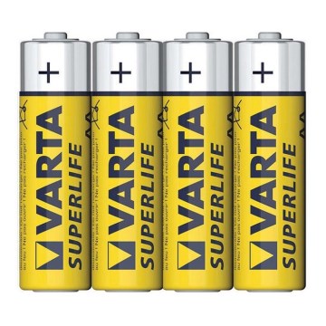 Varta 2006 - 4 tk tsink-süsinikpatarei SUPERLIFE AA 1,5V SUPERLIFE