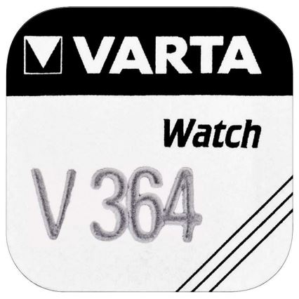 Varta 3641-1 tk Hõbe-oksiid nööppatareid. V364 1,5V