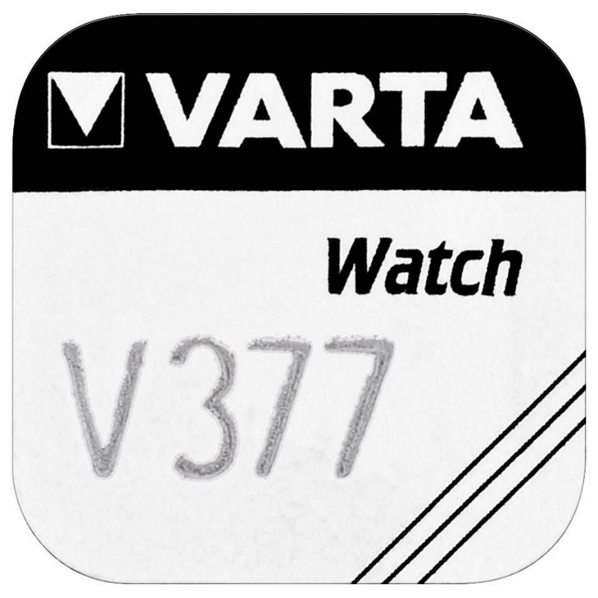 Varta 3771-1 pc Hõbe-oksiid nööppatareid V377 1,5V