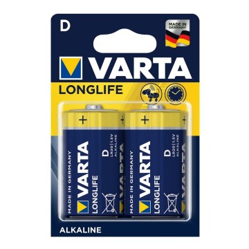 Varta 4120-2 tk leelispatareid LONGLIFE EXTRA D 1,5V