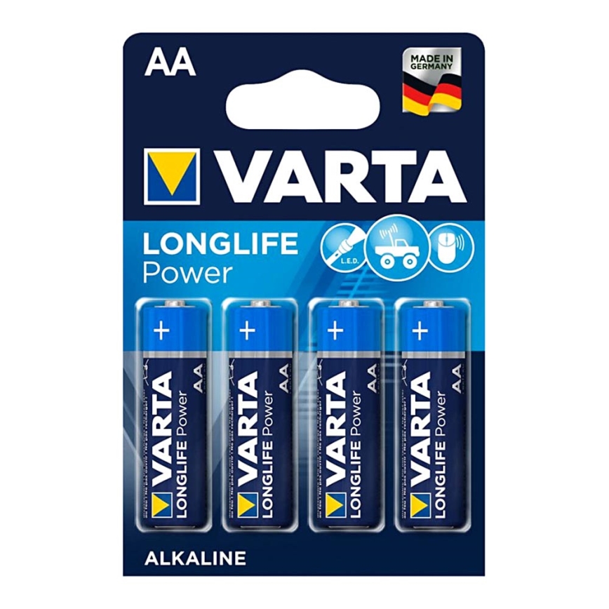 Varta 4906-4 tk Leelispatarei HIGH ENERGY AA 1,5V