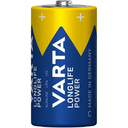 Varta 4914121422 - 2 tk Alkaline patarei LONGLIFE POWER LR14/C 1,5V