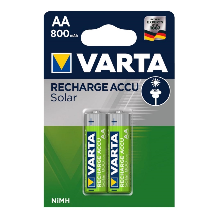 Varta 56736-2 tk Laetav patarei SOLAR ACCU AA NiMH/800mAh/1,2V