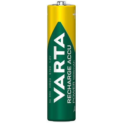 Varta 5703301494 - 3+1 tk Taaslaetavad patareid ACCU AAA Ni-MH/1000mAh/1,2V