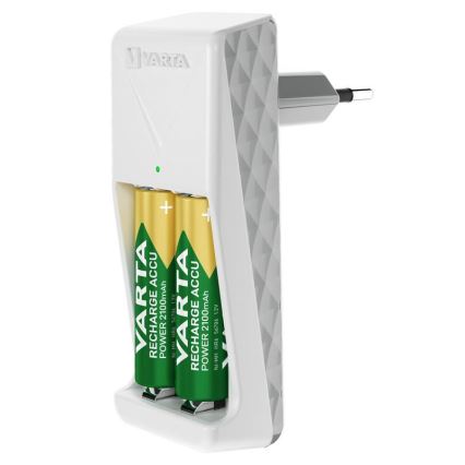 Varta 57656101401 - Patareilaadija 2xAA/AAA 230V
