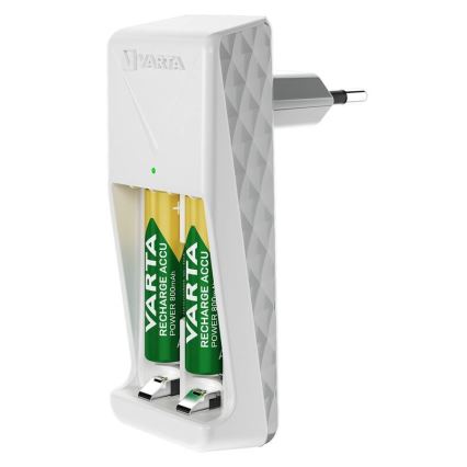 Varta 57656201421 - Patareilaadija 2xAA/AAA 800 mAh 230V