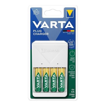 Varta 57657101451 - Akulaadija 4xAA/AAA 2100mAh 230V