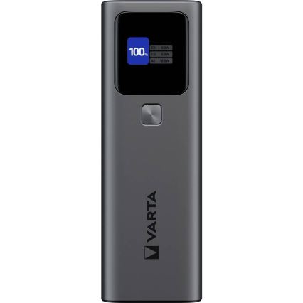 Varta 57984101111 - LED-ekraaniga akupank Power Delivery 27000 mAh/140W/3,7V