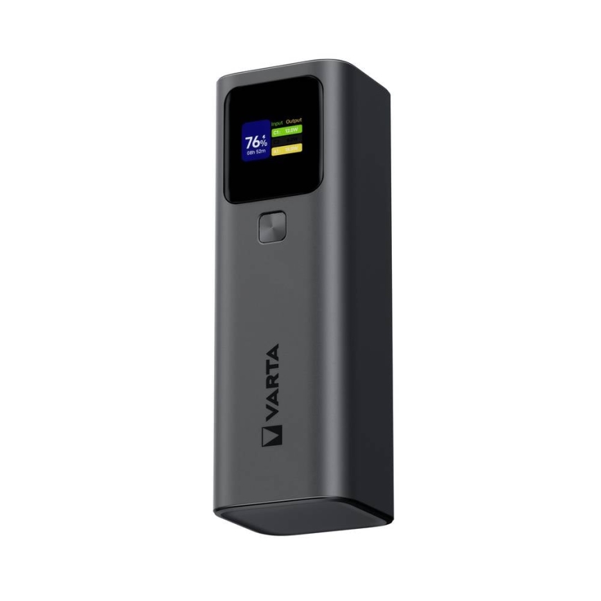 Varta 57984101111 - LED-ekraaniga akupank Power Delivery 27000 mAh/140W/3,7V
