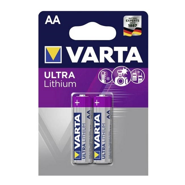 Varta 6106-2 tk liitiumpatareid ULTRA AA 1,5V