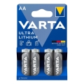 Varta 6106301404 - Liitium patarei 4 x ULTRA AA 1,5V