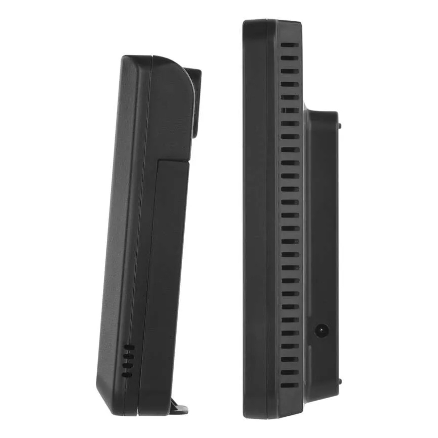 Värvilise LCD-ekraaniga ilmajaam äratuskellaga 5V 3xAAA + 2xAA must