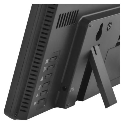 Värvilise LCD-ekraaniga ilmajaam äratuskellaga 5V 3xAAA + 2xAA must