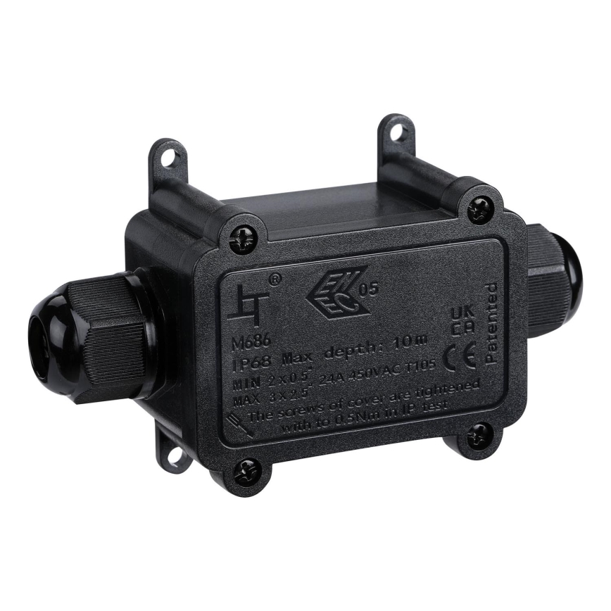 Veekindel ühenduskarp 24A/230V IP68