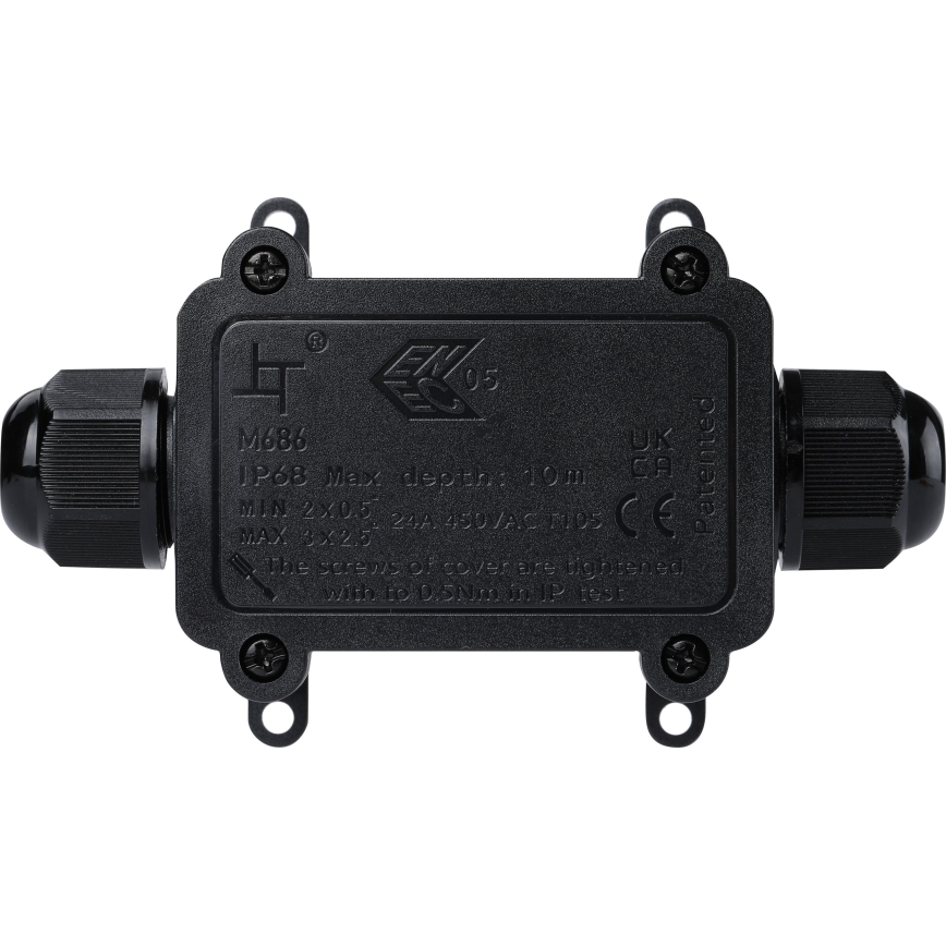 Veekindel ühenduskarp 24A/230V IP68