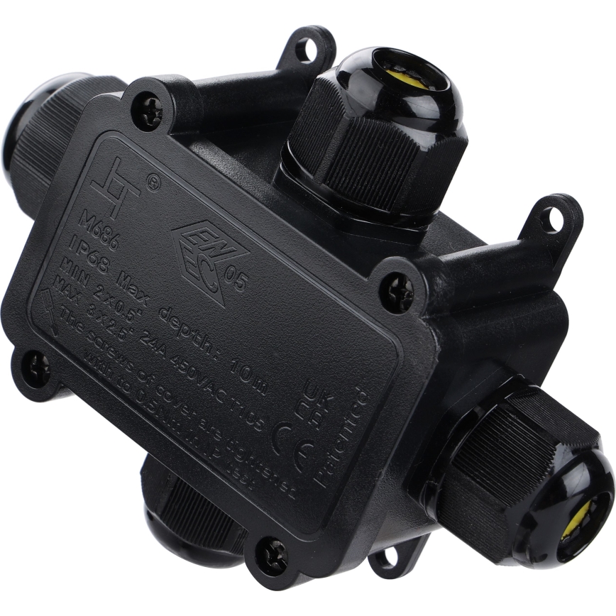 Veekindel ühenduskarp 24A/230V IP68