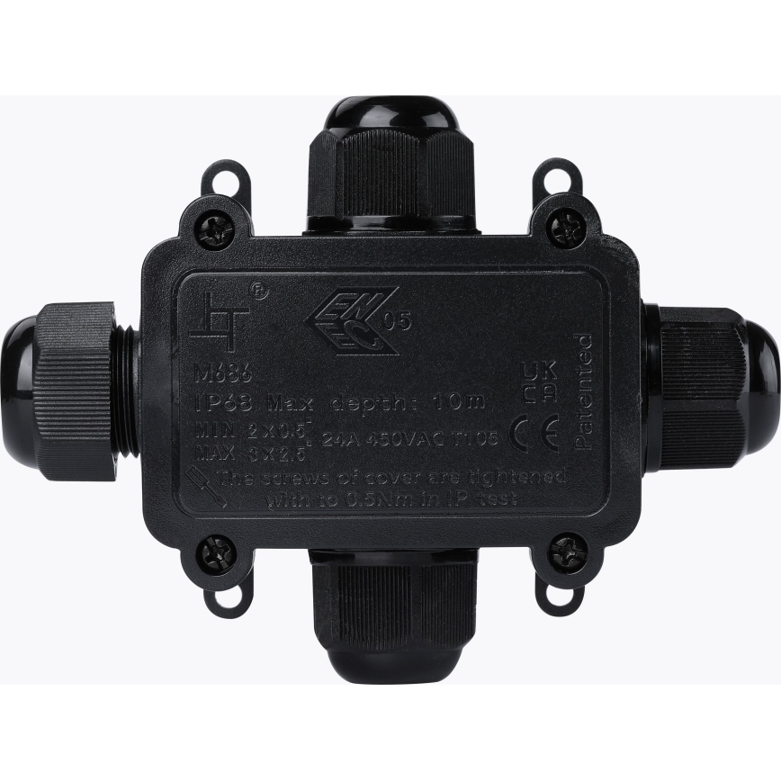 Veekindel ühenduskarp 24A/230V IP68