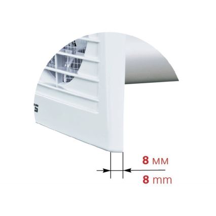 Ventilaator VENTS 100 SL 9006