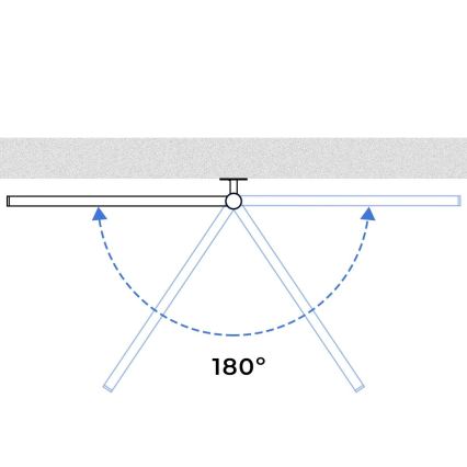 Vertaduro - Elektriline pööratav rätikukuivati termostaadiga ARA 105W/230V 82x49 cm IP44 must