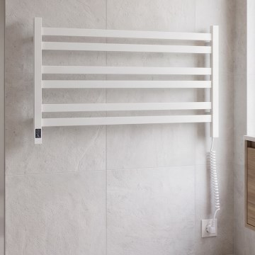 Vertaduro - Elektriline rätikukuivati termostaadiga AVA 181W/230V 50x90 cm IP44 valge parempoolne