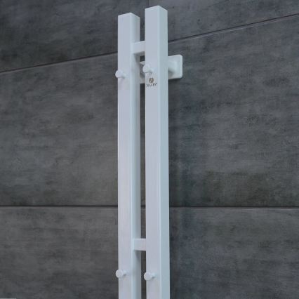 Vertaduro - Elektriline rätikuivati termostaadiga VEO 70W/230V 120x9 cm IP44 valge parempoolne