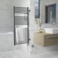 Vertaduro - Vannitoa pööratav radiaator termostaadiga MEG 600W 118x50 cm antratsiit