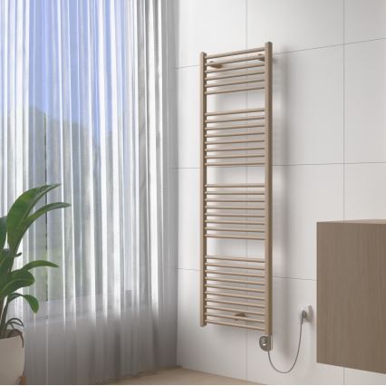 Vertaduro - Vannitoa radiaator termostaadiga DENISE 600W 154x50 cm taupe