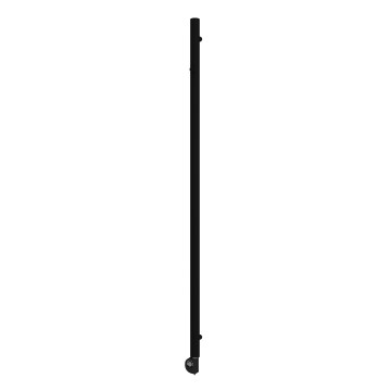 Vertaduro - Vannitoa radiaator termostaadiga ERDA 400 W 180x5 cm must