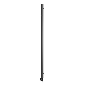 Vertaduro - vannitoa radiaator termostaadiga ERDA 400W 180x5 cm antratsiit
